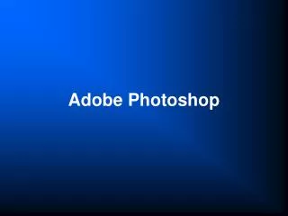adobe photoshop