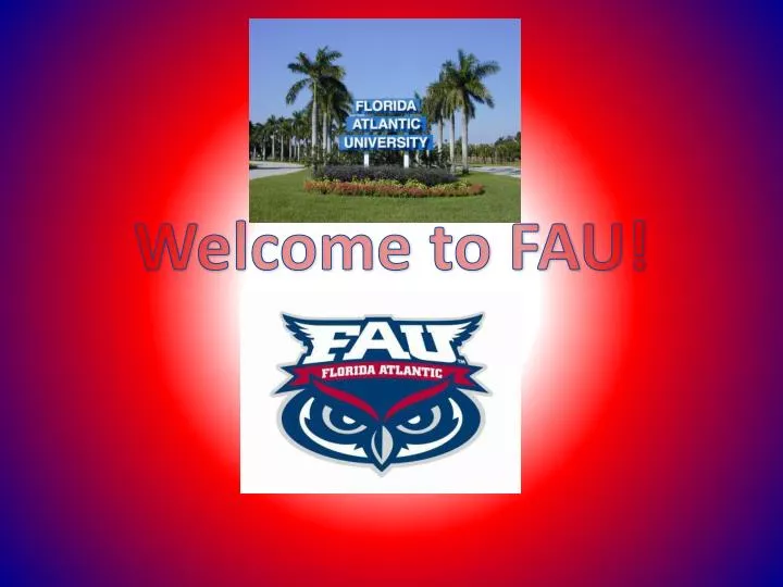 welcome to fau