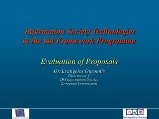 Information Society Technologies in the 6th Framework Programme