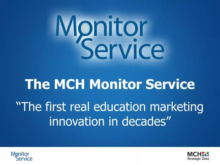 the mch monitor service