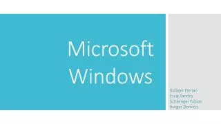 microsoft windows
