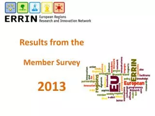 Results from the Member Survey 2013