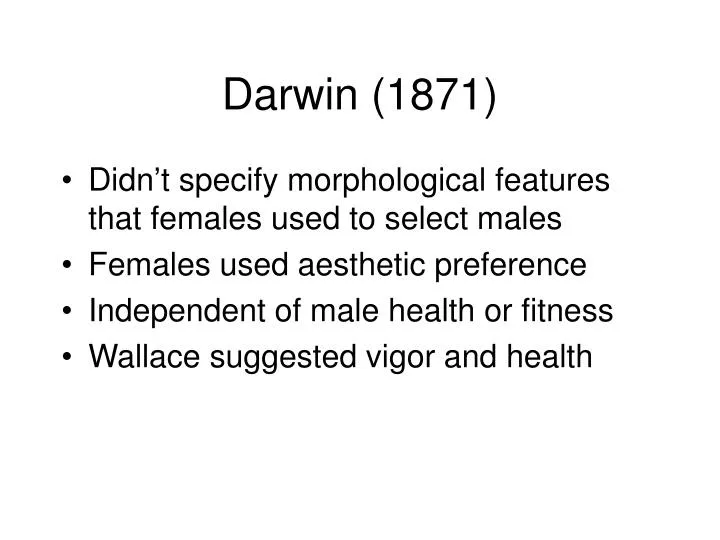 darwin 1871