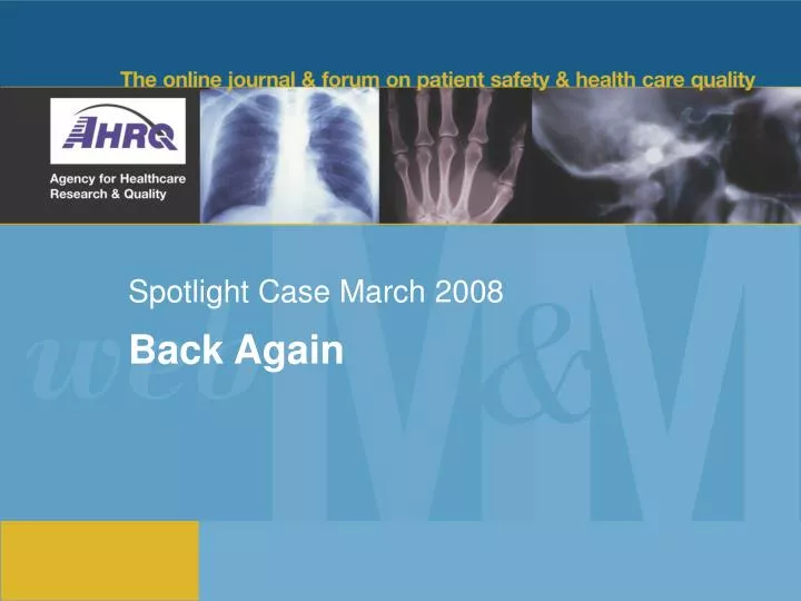 spotlight case march 2008