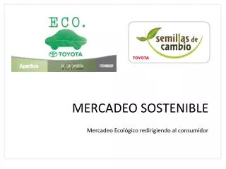 mercadeo sostenible
