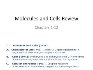 Molecules and Cells Review