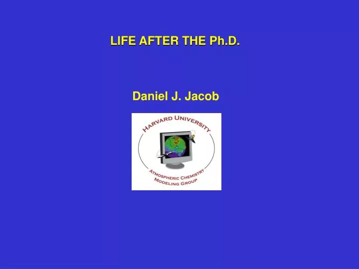 life after the ph d