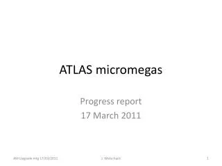 ATLAS micromegas