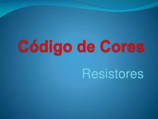 c digo de cores