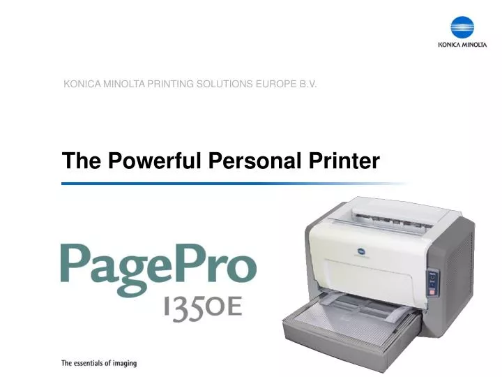 the powerful personal printer