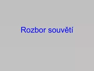 rozbor souv t
