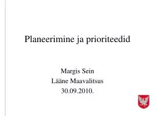 margis sein l ne maavalitsus 30 09 2010