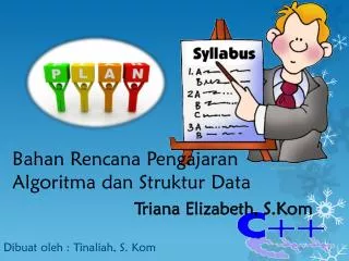 bahan rencana pengajaran algoritma dan struktur data
