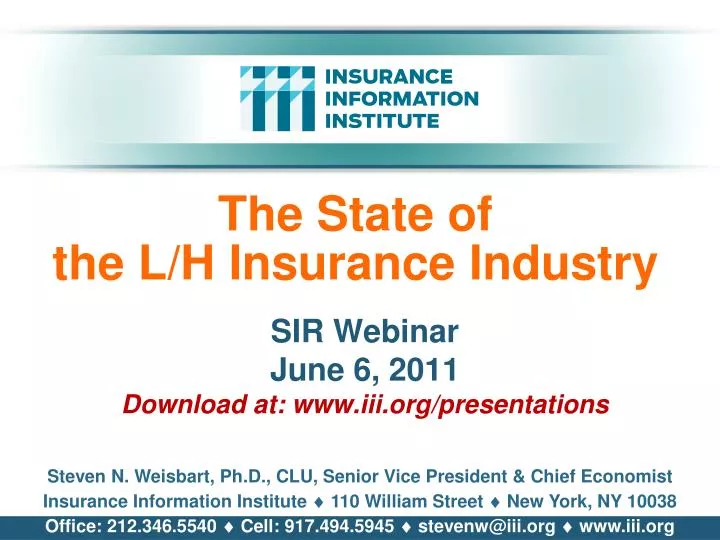 the state of the l h insurance industry