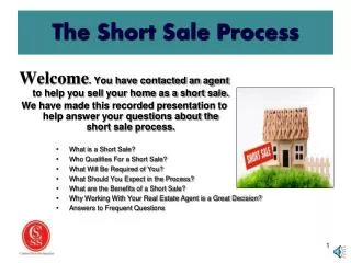 The Short Sale Process