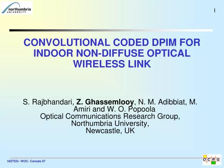 convolutional coded dpim for indoor non diffuse optical wireless link