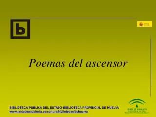 poemas del ascensor