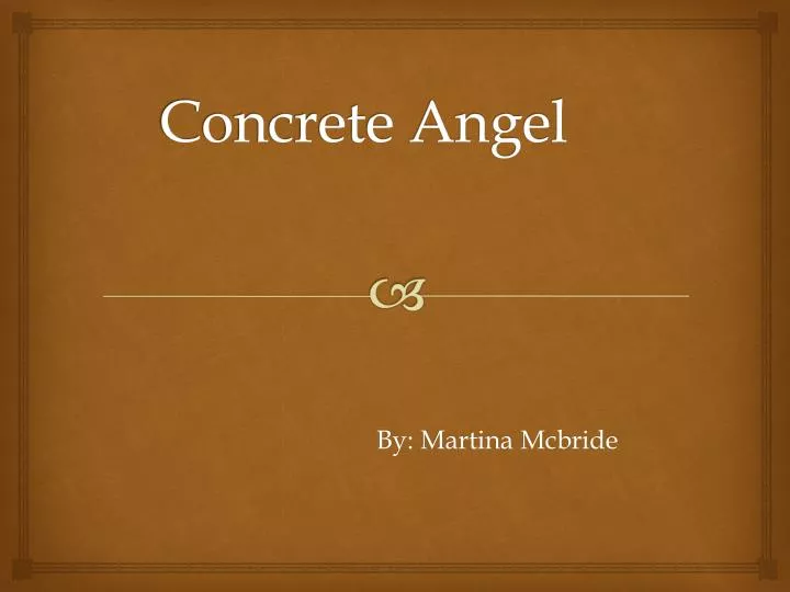 concrete angel