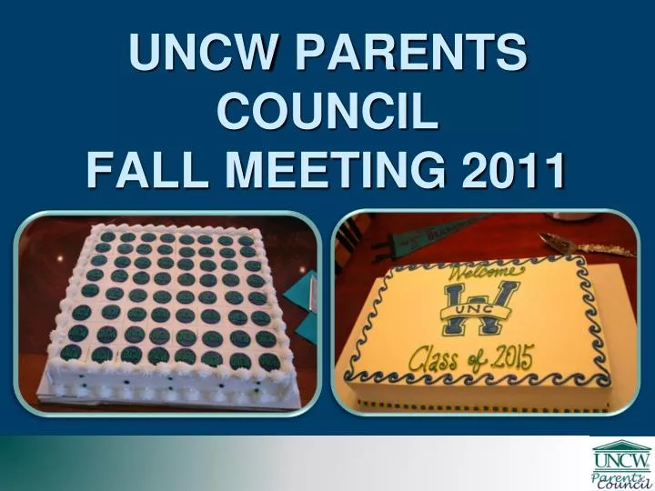 uncw parents council fall meeting 2011