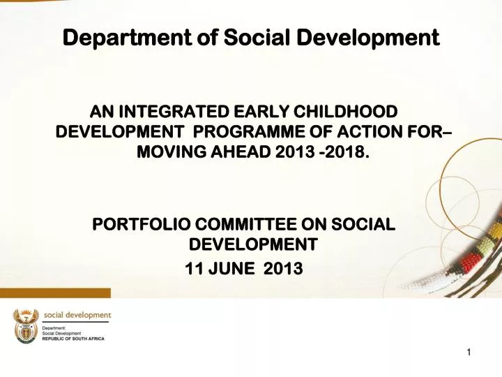 department of social development