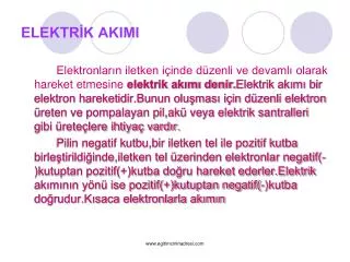 elektr k akimi