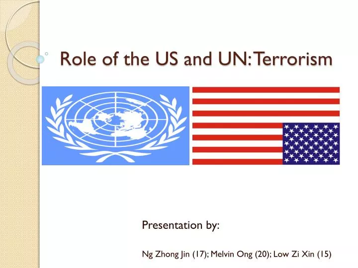 role of the us and un terrorism