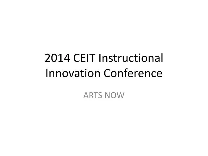 2014 ceit instructional innovation conference