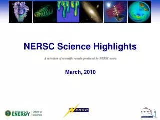 NERSC Science Highlights