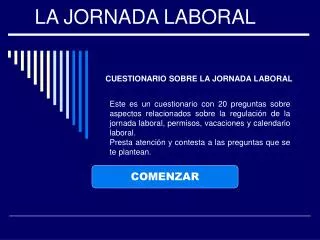 la jornada laboral