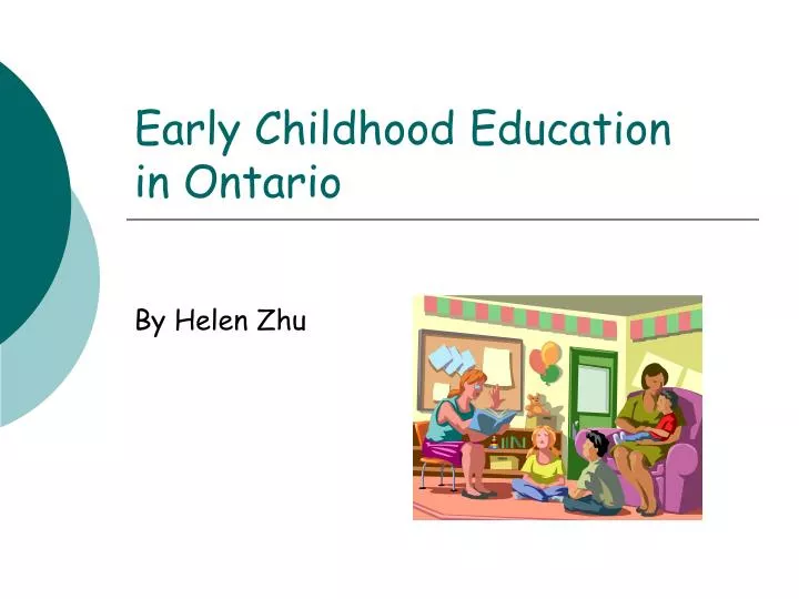 early childhood education in ontario