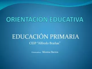 orientaci n educativa