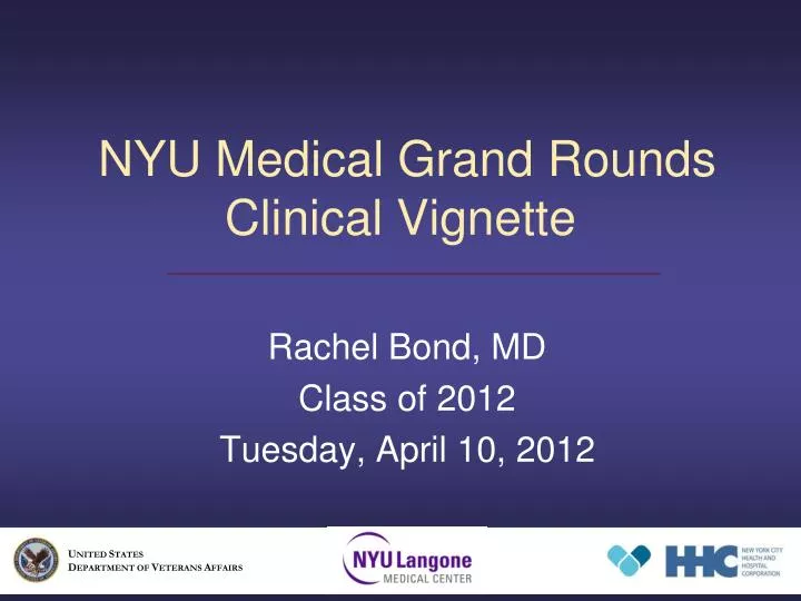 nyu medical grand rounds clinical vignette