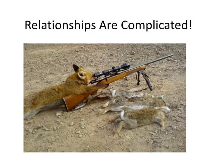 relationships are complicated