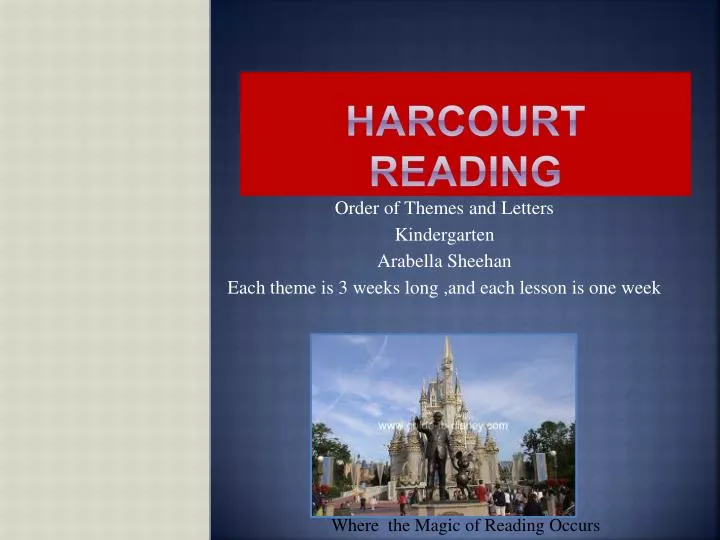 harcourt reading
