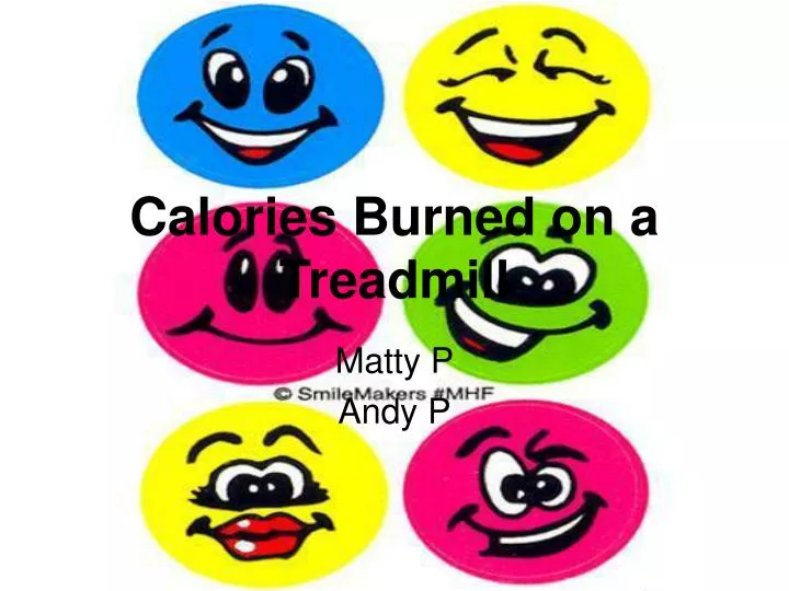 calories burned on a treadmill