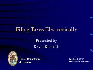Filing Taxes Electronically