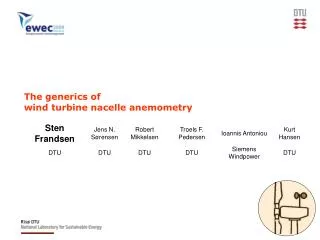 The generics of wind turbine nacelle anemometry