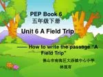 PEP Book 6 五年级下册 - slide 1