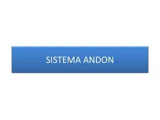 sistema andon