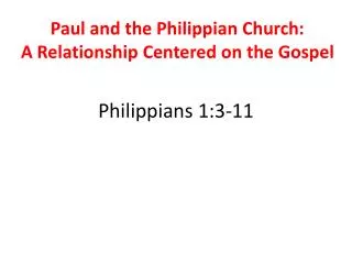 Philippians 1:3-11
