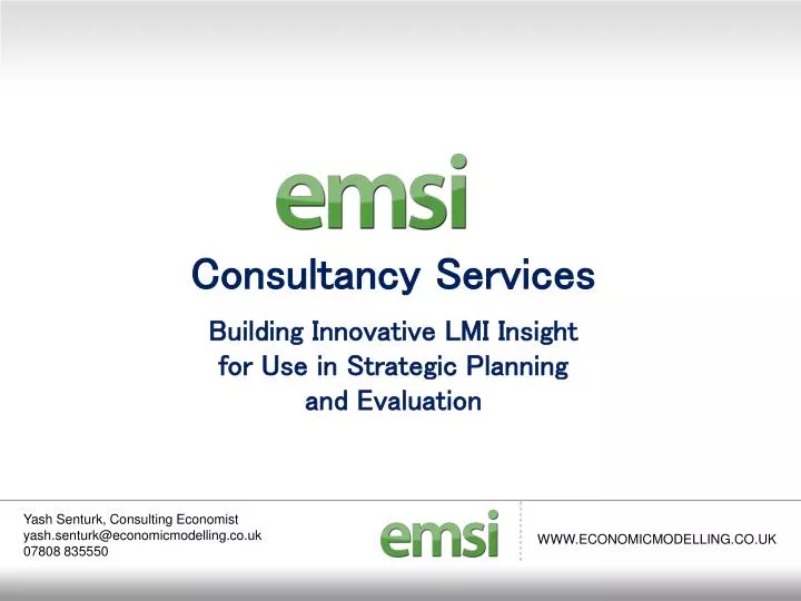 consultancy services