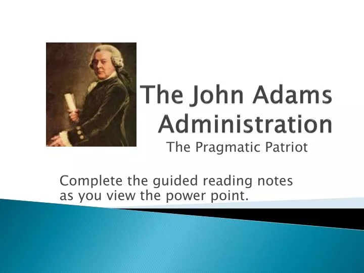 the john adams administration