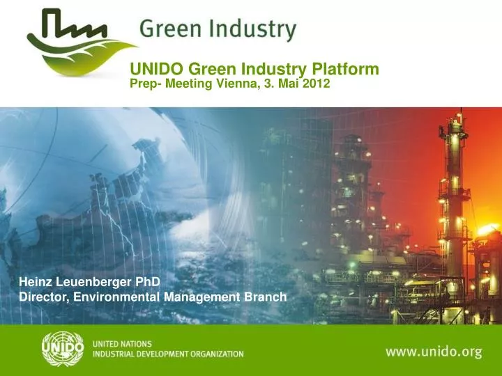 unido green industry platform prep meeting vienna 3 mai 2012