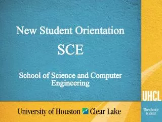 New Student Orientation SCE