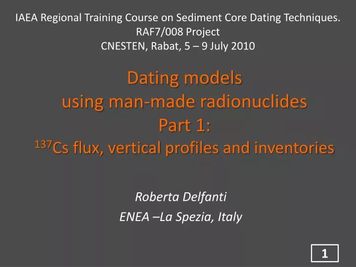 dating models using man made radionuclides part 1 137 cs flux vertical profiles and inventories