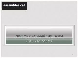 informe d extensi territorial