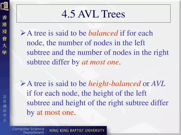 4 5 avl trees