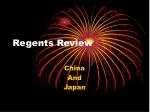 Regents Review - slide 1