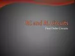 RC and RL Circuits - slide 1