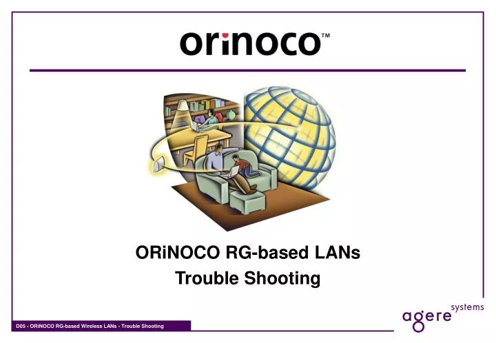 orinoco rg based lans trouble shooting